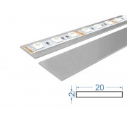 Алюминиевая полоса АД31 Т5 Alu Strip 20х2 мм